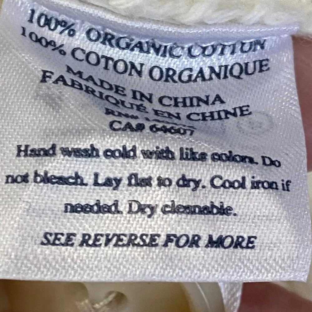 Faherty Ivory Ribbed Button Cardigan - Picture 10 of 13